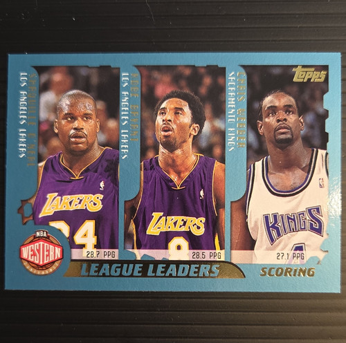 Scoring Leaders #215 2001 Topps card