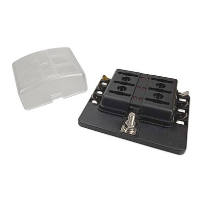 Sicherungshalter 12V 6 fach Verteiler Sicherungsblock ATO ATC 24V 32V KFZ LED