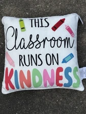 Teacher Themed Decorative Pillow