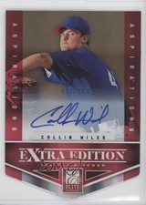 2012 Elite Extra Edition Aspirations Die-Cut Signatures Collin Wiles Auto 0j7g