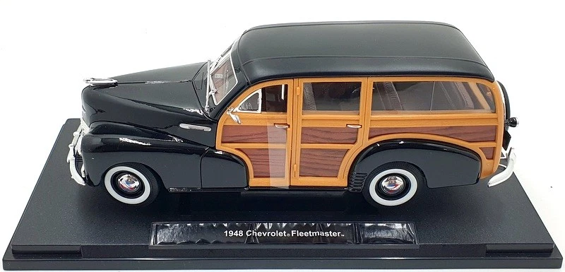 Welly 1/18 Scale Diecast 19848W - 1948 Chevrolet Fleetmaster - Black - Image 3 of 4
