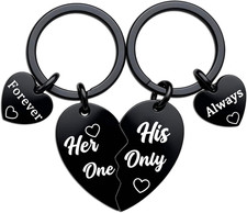 Couples Keychain Matching Keychains for Couples Keychains for Him and Her Coup