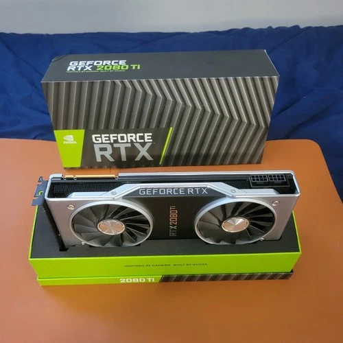 NVIDIA GeForce RTX 2080 Ti Founders Edition - 11GB GDDR6 with Original Box