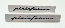 1983 - 1985 Fiat 124 Spider Pininfarina 2 Side Badges Emblems Metal Vintage 1983 - 1985 Fiat 124 Spider Pininfarina 2 Side Badges Emblems Metal Vintage