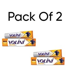 VOLINI GEL FOR PAIN RELIEF, SPRAIN, MUSCLE, JOINT, NECK LOW BACK PAIN 2 X 100g