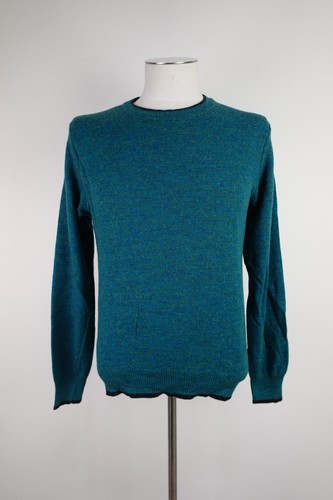 D&G, DOLCE & GABBANA D&G MEN'S SWEATER SIZE 52 MAN ITALY VINTAGE MERINO WOOL SWEATER