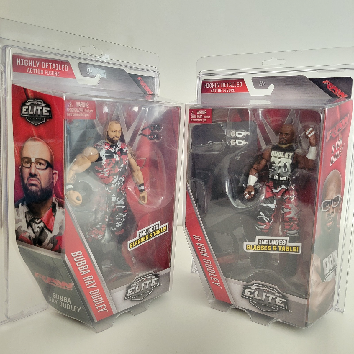 WWE Elite Dudley Boyz Figure Set 45 D-Von Bubba Ray Team 3D W