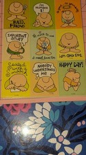 Vintage Ziggy Stickers American Greetings Cartoon Comic 1 Sheet