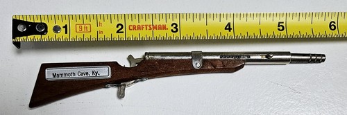 Vintage Mammoth Cave, KY Retractable Pen Wooden Rifle Novelty Gun Souvenir - Picture 5 of 5