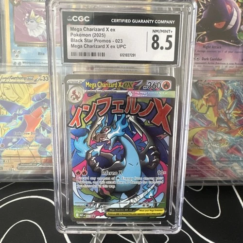 Pokémon Company Mega Charizard X ex Me: Mega Evolution Promo 023 CGC 8.5 360 HP