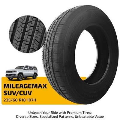 235/60R18 107H MileageMax 8.4mm 620AA SUV/CUV Performance Radial Tire 50000 Mile