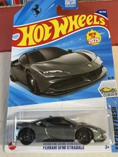 HTF New 2025 Hot Wheels Gray Ferrari SF90 Stradale-HW Factory Fresh #5/5!
