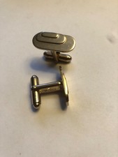 Gold plated Vintage Art Deco style Anson branded cufflinks