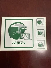 Vintage Philadelphia Eagles Bumper Sticker NFL Retro Decal  Stickers 80s 90s