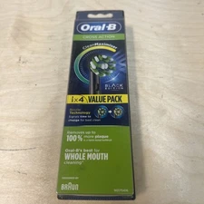 Oral-B Cross Action Toothbrush Replacement head + Clean Maximiser 4pk Free Ship 
