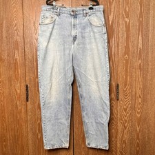 Vintage 1997 Levis 560 Loose Fit Tapered Leg Jeans Light Wash 36x32 Made in USA