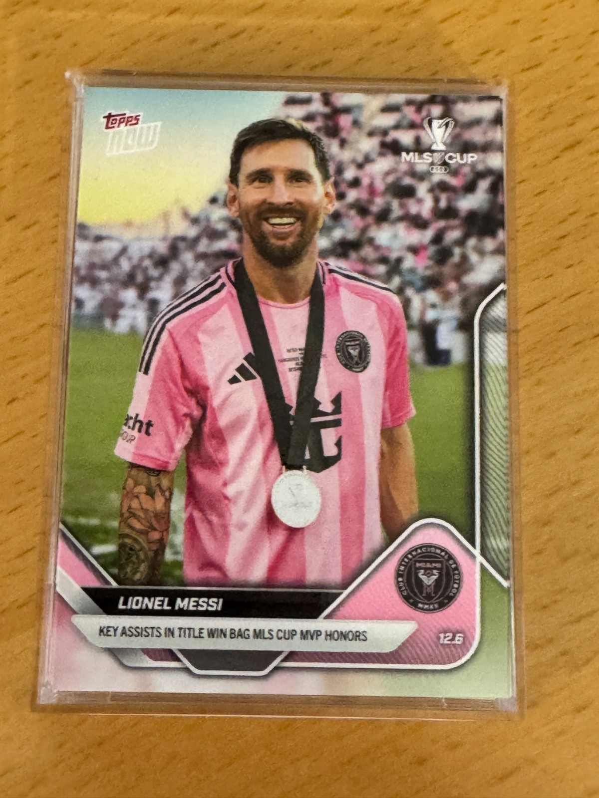 LIONEL MESSI MLS Cup Champions - 2025 Topps NOW MLS Card #144 Inter Miami