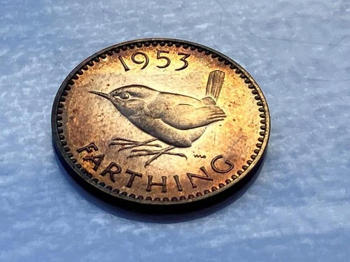 1953 Elizabeth II Farthing — photo from another recent sale