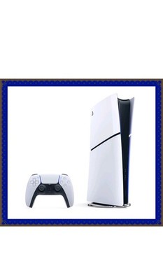 Sony PlayStation 5 Spielekonsole mit Controller, Weiß/Schwarz