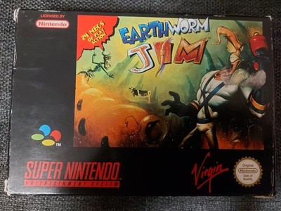 Nintendo SNES - Earthworm Jim - SNES