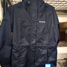 Columbia Hikebound Long Jacket Womens M Black...