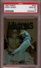 1997 FINEST # 345 HIDEO NOMO ☆LOW POP☆ LOS ANGELES DODGERS PSA 10 GEM-MINT