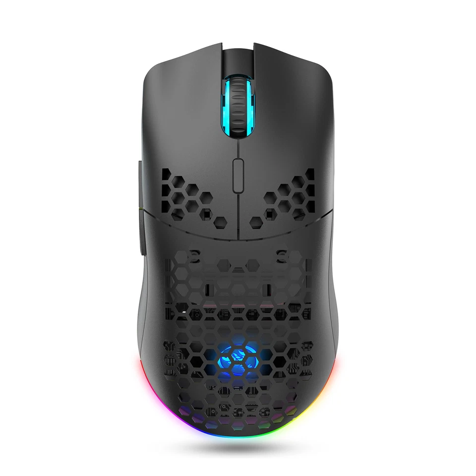 3-Mode Wireless Gaming Mouse Colourful LED 3600 Movement Speed For Laptop - Image 3 of 4