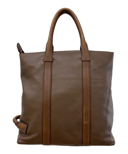 Tom Ford Side Handle Leather Tote Bag Brown Women's #TFB2654