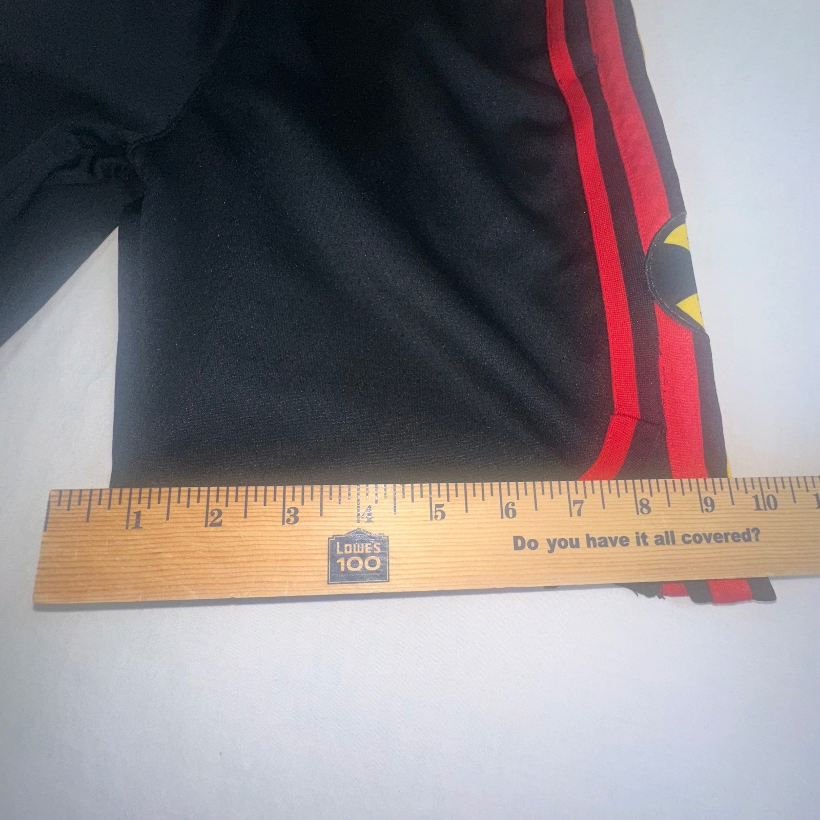 Jordan NBA Basketball Athletic Shorts Kids Atlanta Hawks Black Red Yellow Size L thumbnail 10