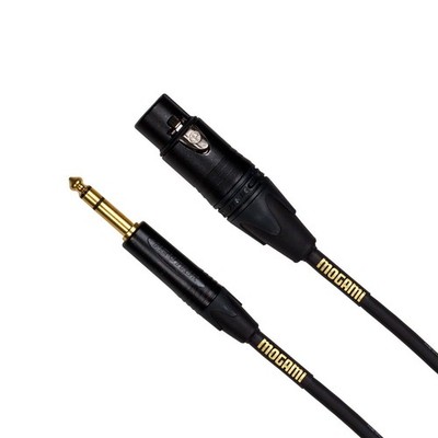 Mogami Gold TRS to XLRF Quad 15ft Gold Balanced Patch Cable