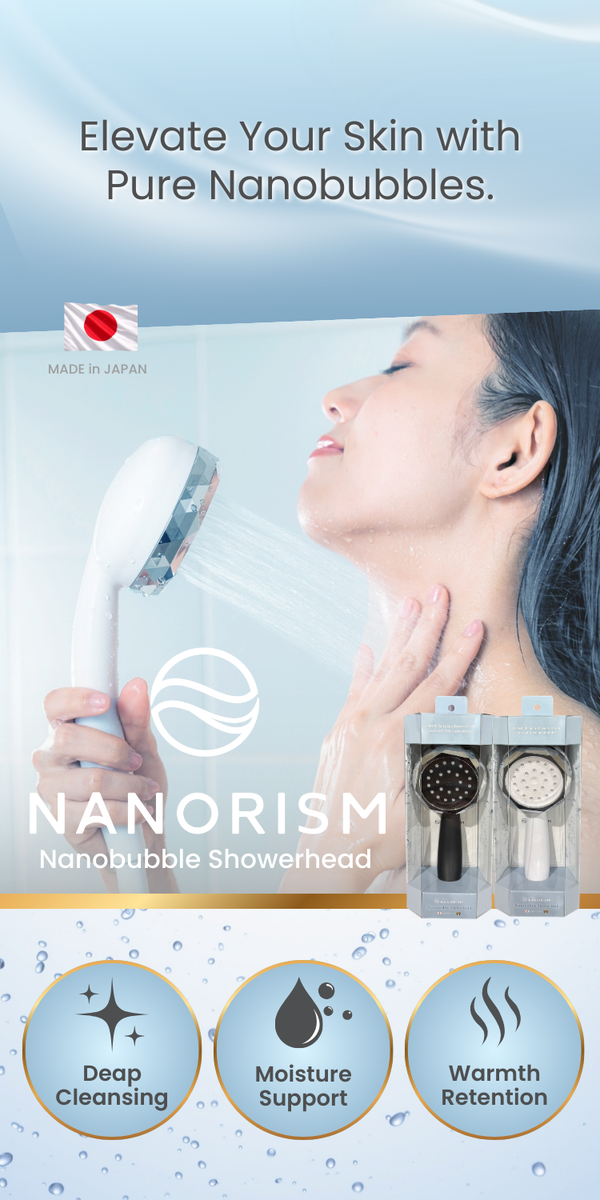 NANORISM® Nano Bubble Shower Head TKN-136/TKN-280 Deep Cleansing