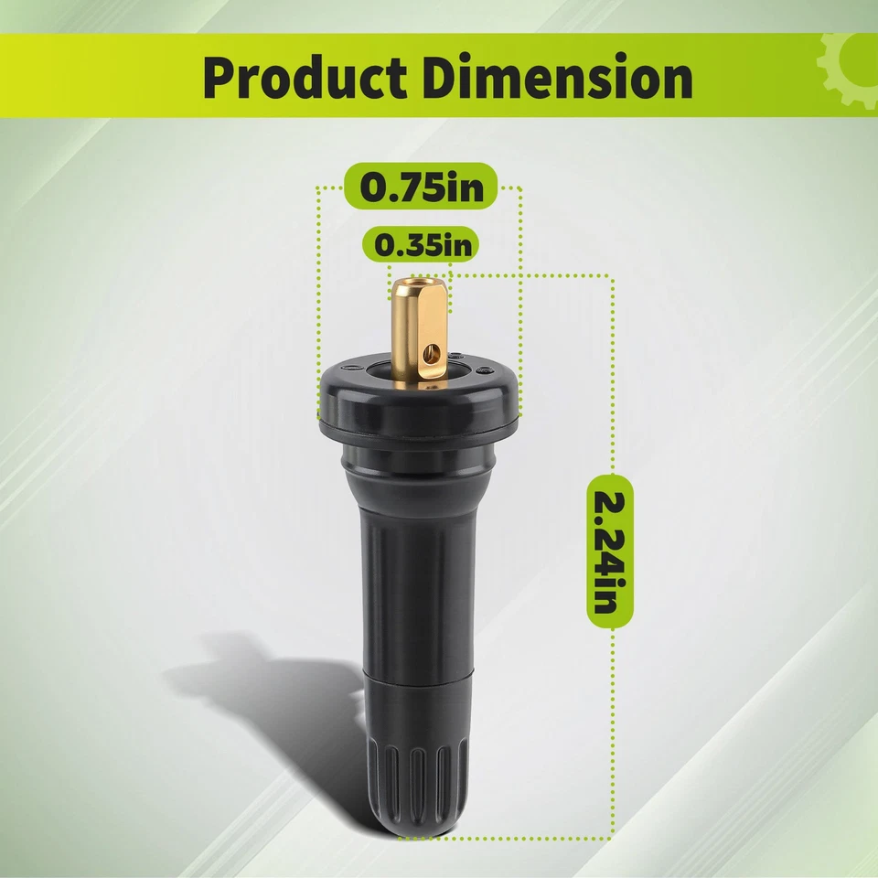 100pcs TPMS Tire Pressure Sensor Valve Stem Service Kit For 17-20008 20008 20018 - Image 2 of 4