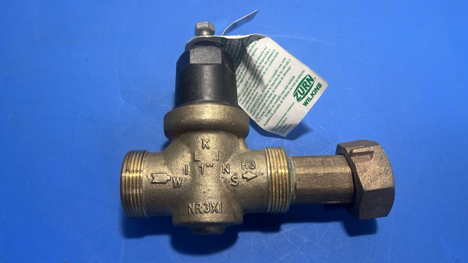 Zurn Wilkins NR3XL 1" Pressure Reducing Valve PRV Single Union 1-NR3XL See Photo