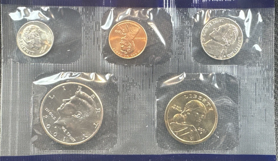 2001 Uncirculated Coin Proof Set U.S Mint Original Government Packaging OGP - Image 3 of 4