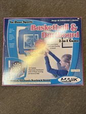 Majik Basketball Dartboard 2-in-1 Game