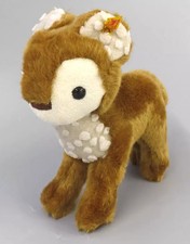 Steiff Deer Plush Stuffed Animal 23cm Cute Baby Deer Toy Collectible