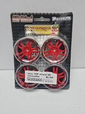 Hot Works Racing Factory TM0505  HW Wheel 05 1,200 Chrome Red 