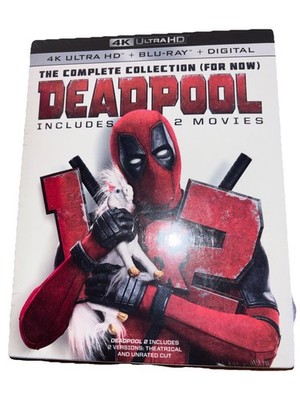 Deadpool 1 + 2 4K Blu-ray Digital Brand NEW & Sealed 