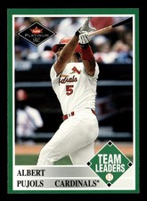2001 FLEER PLATINUM #435 ALBERT PUJOLS RC CARDINALS