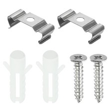 T4 Clips Bracket Hanger Fluorescent Tube Light Fixture Holder Clamps, 20 Set