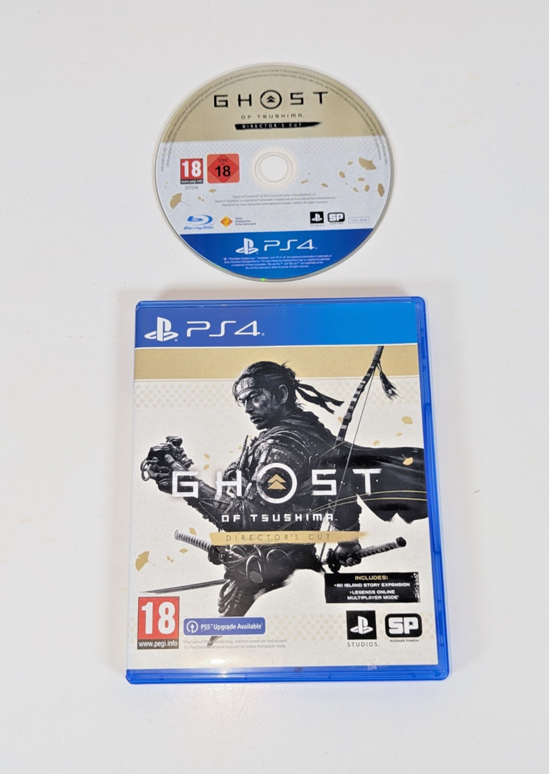 Sony Playstation 4 Ghost of Tsushima Director’s Cut - PS4 game With PS5 Upgrade!
