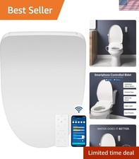 BB1200 Elongated Smart Bidet with Warm Water Wash  Heated Seat - White
