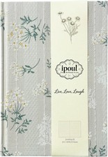 Floral Journal A5 Hardcover, 200 Pages, Medium Ruled Notebook, Lay Flat Design