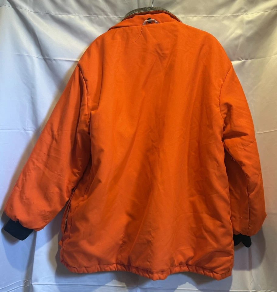 Abrigo Camuflaje/Cazadores Naranja Reversible Clima Frío Talla XL Foto 4 de 4