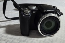 UNTESTED Olympus Stylus SP-720UZ 14MP Digital Camera 26x Wide Zoom