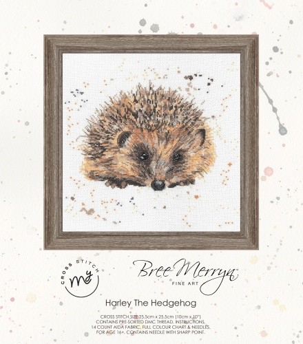 Creative World of Crafts BMCS05 Harley the Hedgehog Cross Stitch Kit