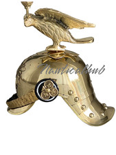 Brass German Picklehaube Helmet Imperial Russian Horse Guard Officers' Helmet-