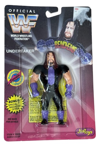WWF wwe Bend-ems Undertaker wrestling Action Figur...
