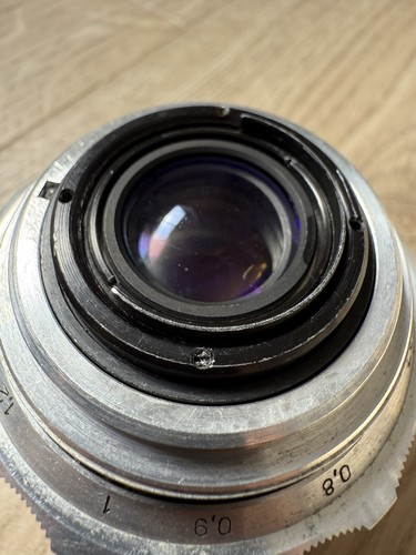 KMZ RED "P" MIR-1 F/2.8 37 mm SILVER RARE EARLY edition S/N 004779 - Picture 9 of 13