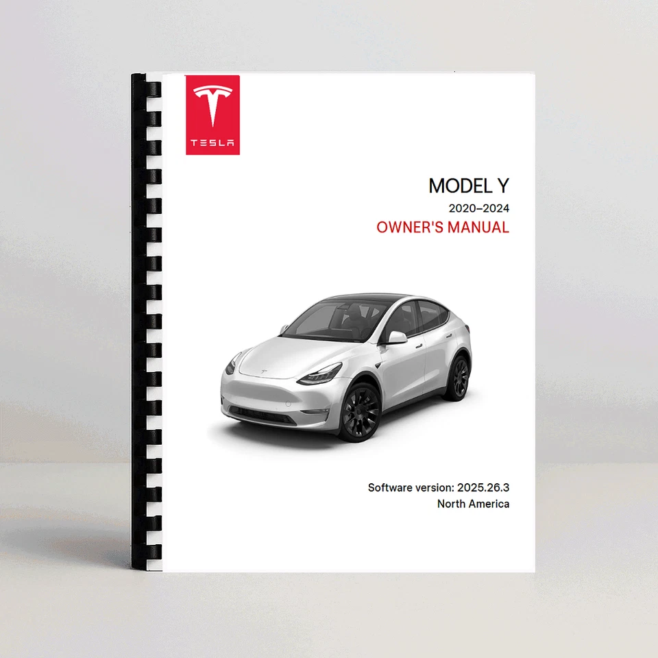 Tesla Model Y Owner's Manual 2020-2024